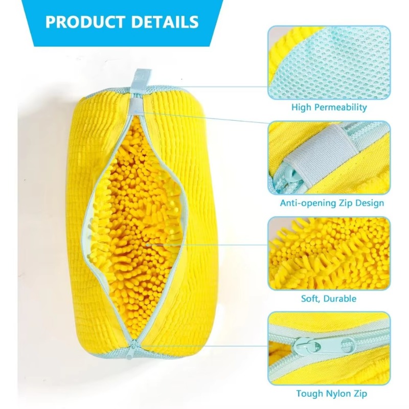 Sneaker Protector - Ayakkabı Yıkama Torbası, Polyester Fileli Çamaşır
