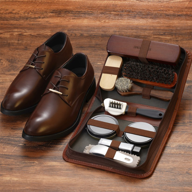 Shoe Cleaning Brush - At kılı ayakkabı fırça seti deri