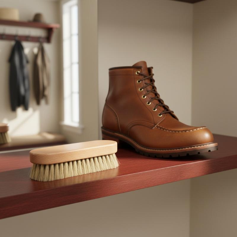 1 adet ahşap ayakkabı fırçası  - Shoe Cleaning Brush incelemesi ve fiyatı